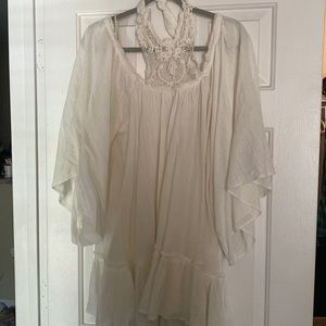 Free People white/cream dress